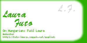 laura futo business card